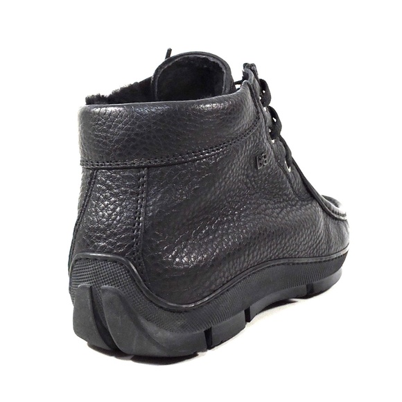 BALDININI ?? MEN\'S BLACK SOFT LEATHER COMFORT WINTER BOOTIE main image 4